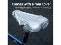 Funda para sillín Rockbros LF044BL con cubierta para la lluvia - negro y azul Funda para sillín Rockbros LF044BL con cubierta para la lluvia - negro y azul