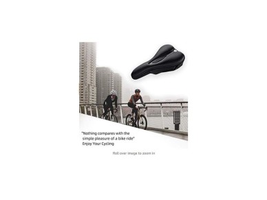 Rockbros LF047-B silicone gel bicycle seat cover size L - black Rockbros LF047-B silicone gel bicycle seat cover size L - black
