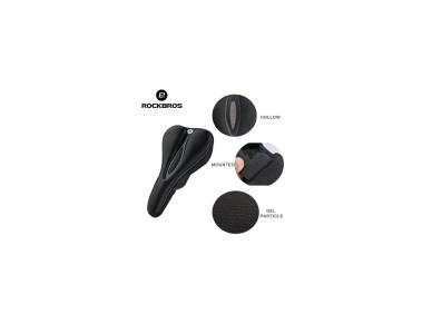 Rockbros LF047-B silicone gel bicycle seat cover size L - black Rockbros LF047-B silicone gel bicycle seat cover size L - black