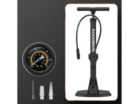 Bomba de pie para bicicleta Rockbros 42510001001 - negra Bomba de pie para bicicleta Rockbros 42510001001 - negra