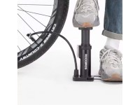Bomba de chão para bicicleta Rockbros 42610002001 com manômetro - preta Bomba de chão para bicicleta Rockbros 42610002001 com manômetro - preta