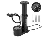 Bomba de chão para bicicleta Rockbros 42610002001 com manômetro - preta Bomba de chão para bicicleta Rockbros 42610002001 com manômetro - preta