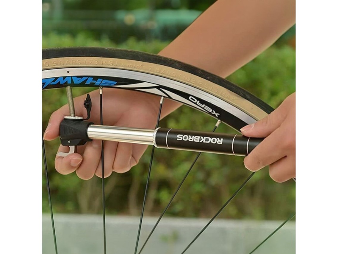 Bomba de bicicleta Rockbros JG-1040B peque�a - negra