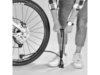 Rockbros A320 floor bicycle pump - black