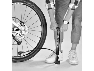 Bomba de pie para bicicleta Rockbros A320 - negra