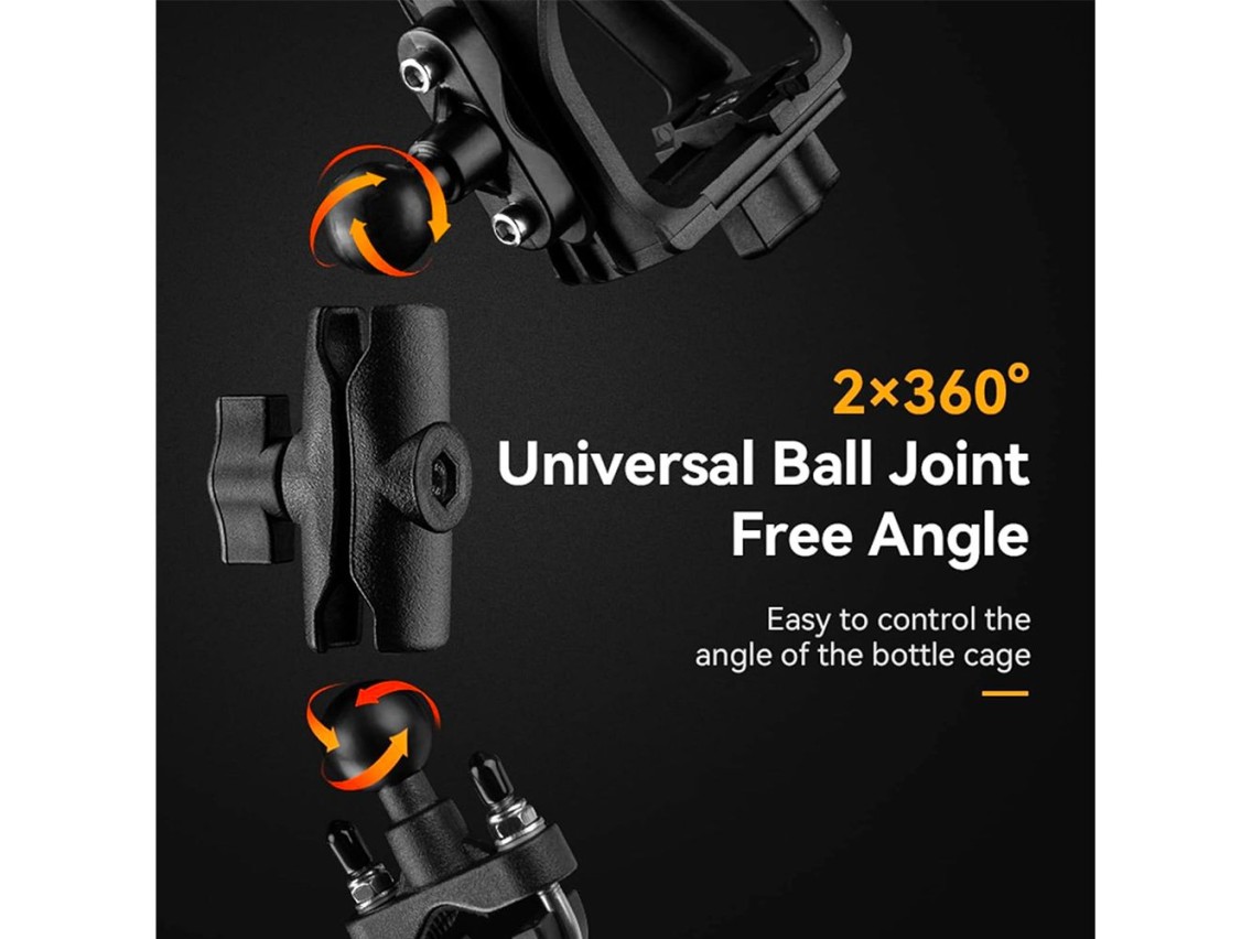 Suporte para garrafa de guidão Rockbros 31210008002 - preto