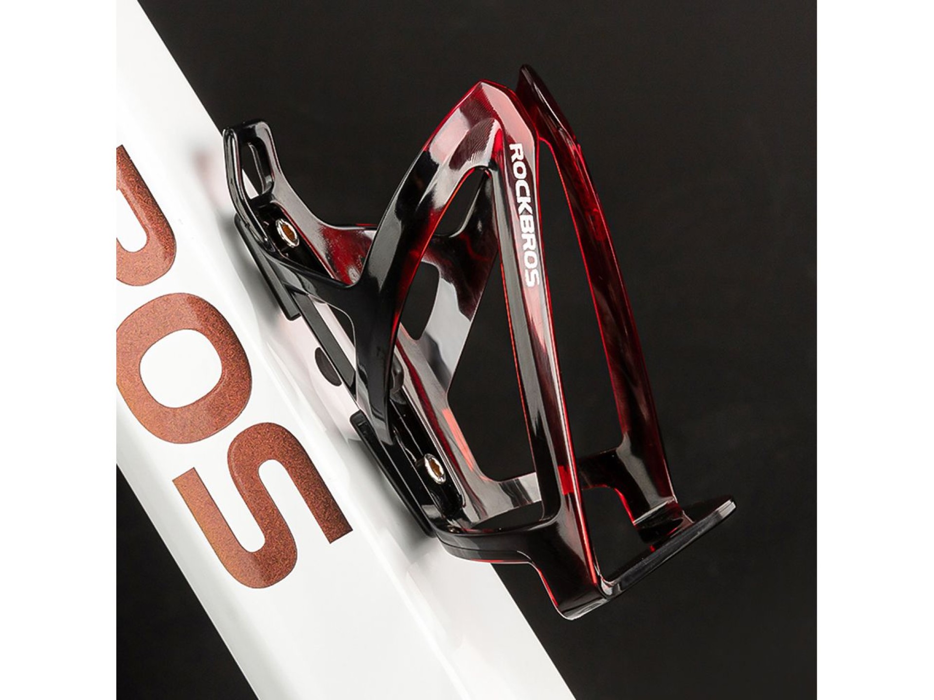Rockbros FK338 Bike Bottle Holder - Black and Red