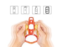 Rockbros FK338 Bike Bottle Holder - Red and Yellow Rockbros FK338 Bike Bottle Holder - Red and Yellow