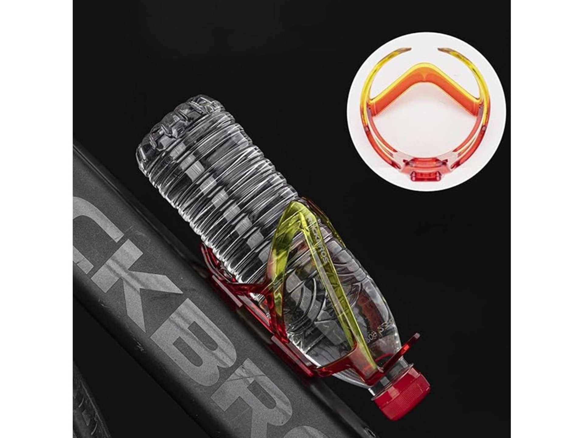 Rockbros FK338 Bike Bottle Holder - Red and Yellow