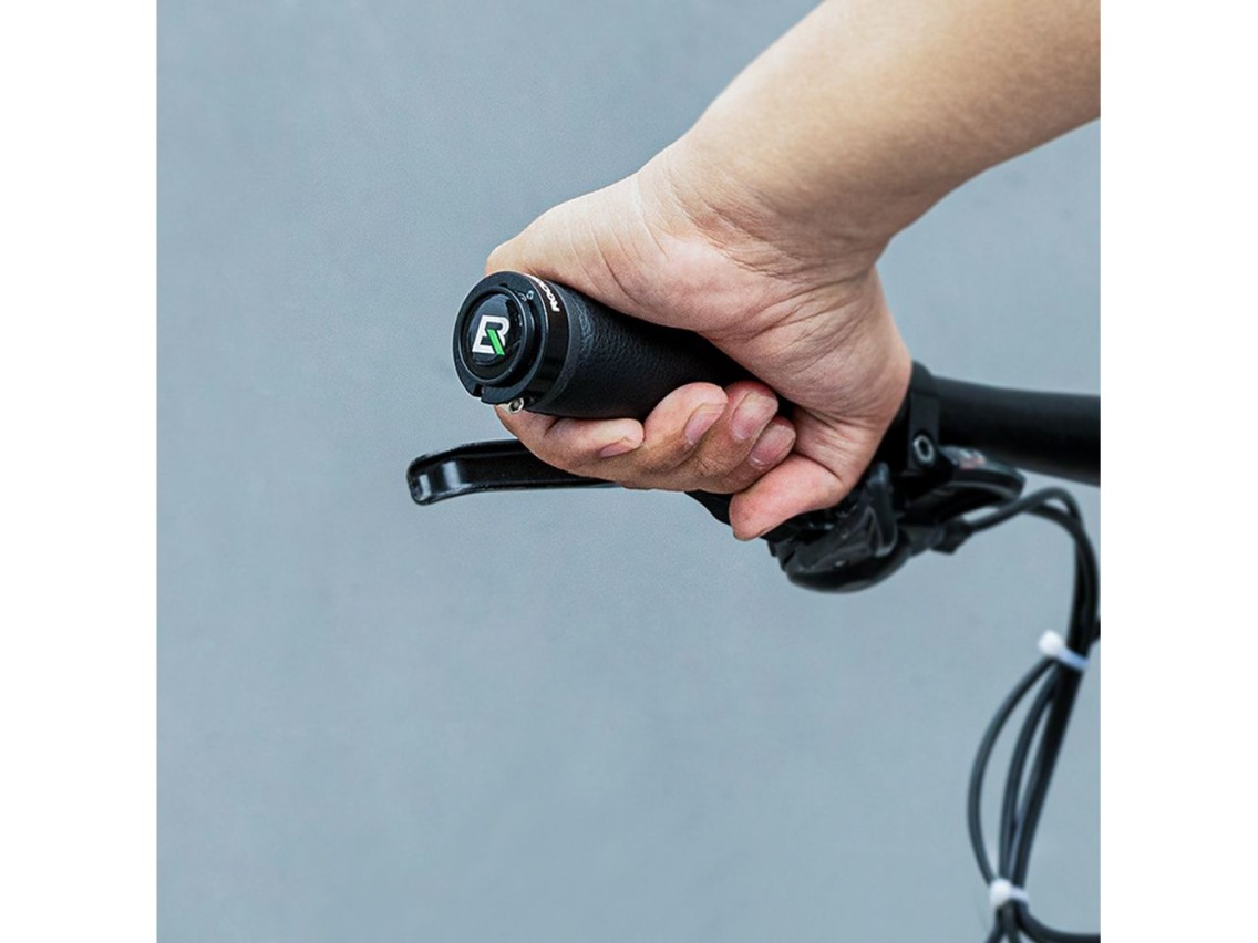 Puños de manillar de bicicleta de microfibra Rockbros 40210003001 - negros