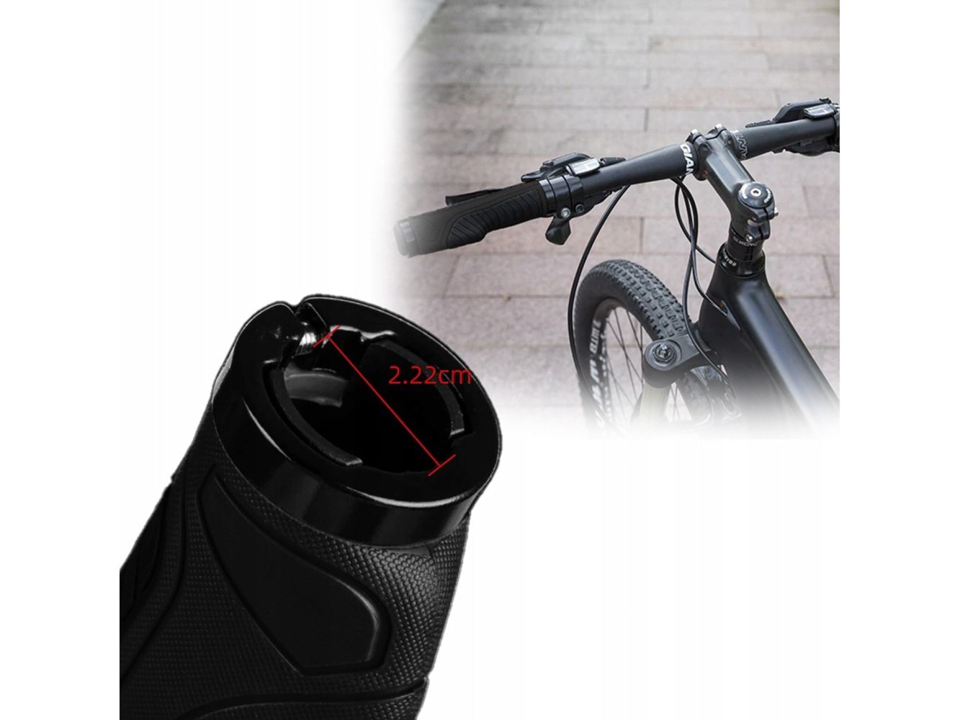 Rockbros BT1802BK bicycle grips - black
