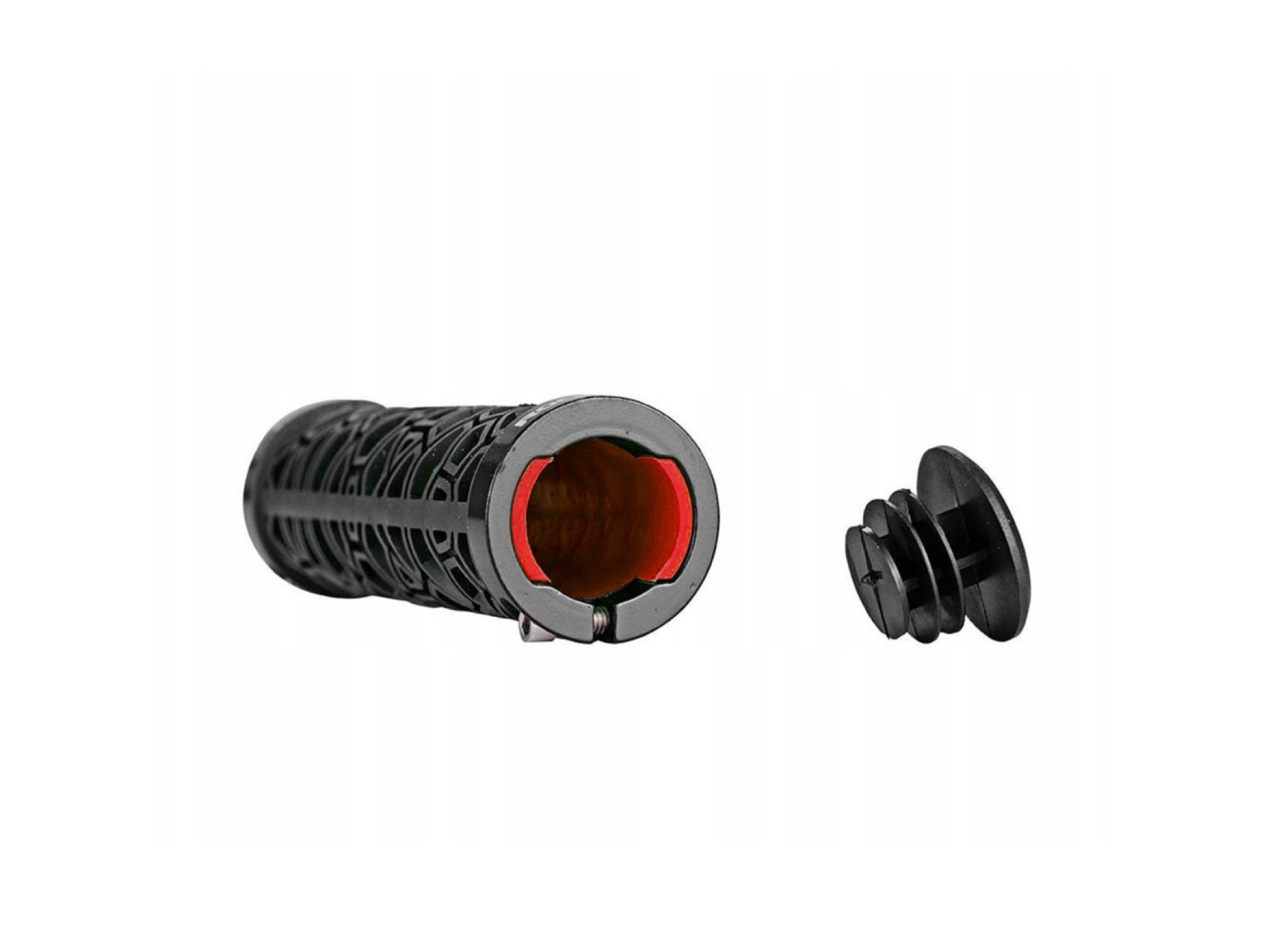 Puños para bicicleta Rockbros 2017-14ARD - negro y rojo