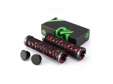 Rockbros 2017-14ARD bicycle grips - black and red Rockbros 2017-14ARD bicycle grips - black and red