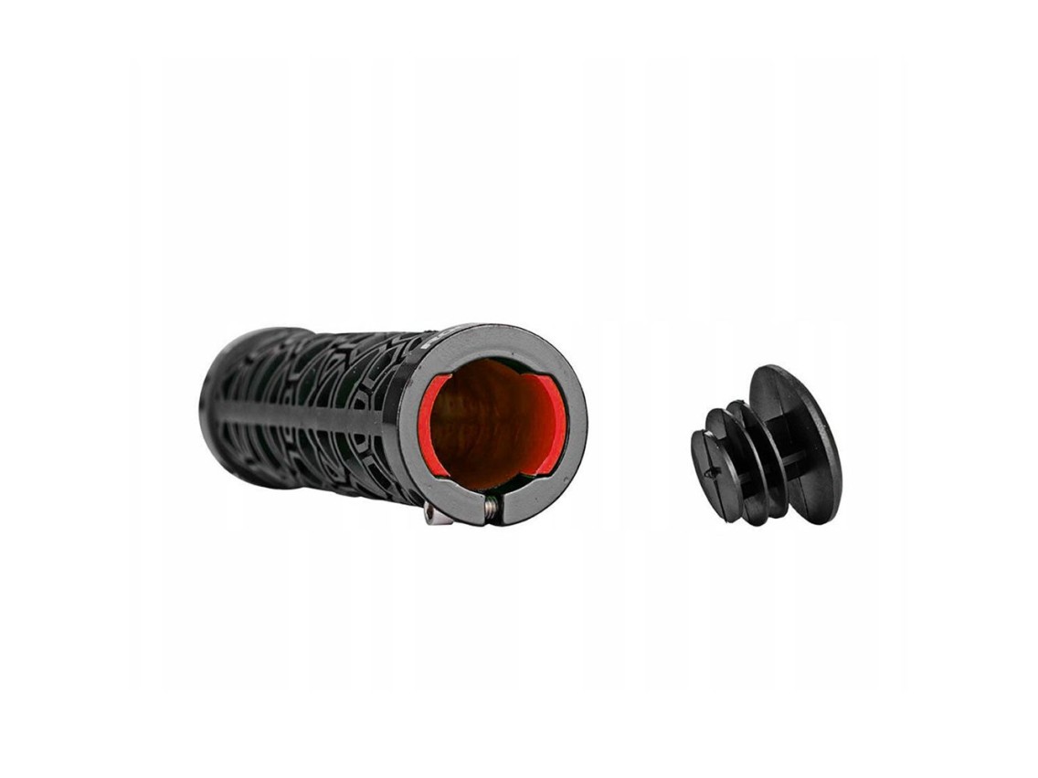 Puños para bicicleta Rockbros 2017-14ARD - negro y rojo
