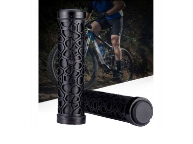 Rockbros 2017-14ABK bicycle grips - black Rockbros 2017-14ABK bicycle grips - black