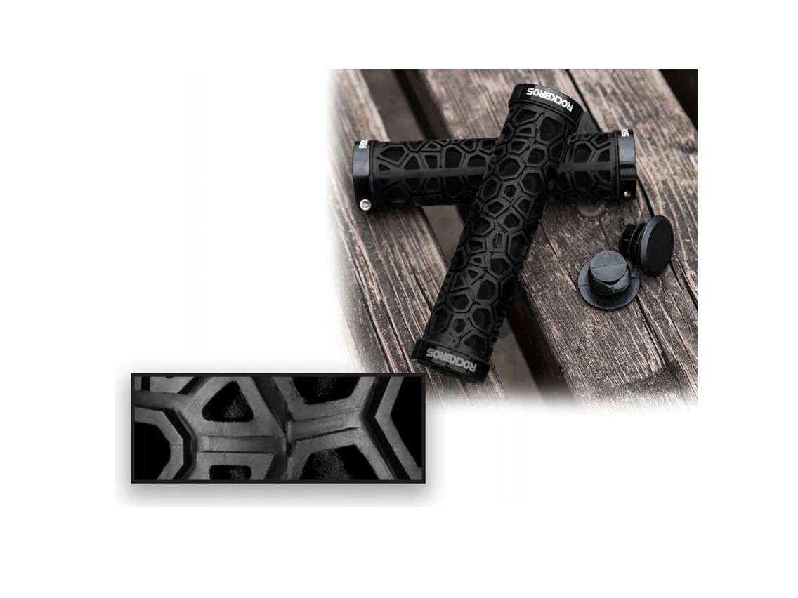 Rockbros 2017-14ABK bicycle grips - black