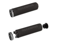 Puños de manillar de bicicleta Rockbros BT1001BKBK de esponja - negros Puños de manillar de bicicleta Rockbros BT1001BKBK de esponja - negros
