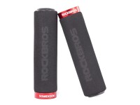 Rockbros BT1001BKRD sponge bicycle handlebar grips - black and red Rockbros BT1001BKRD sponge bicycle handlebar grips - black and red