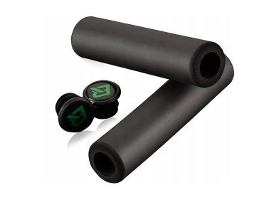 Rockbros GMBT1001BK bicycle grips made of silicone foam - black Rockbros GMBT1001BK bicycle grips made of silicone foam - black