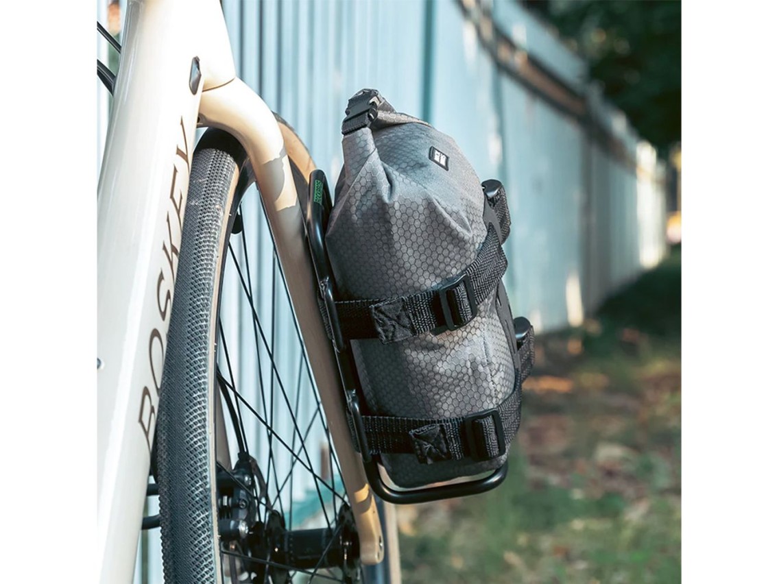 Rockbros 33210010001 front bicycle shelf for bicycle fork - black