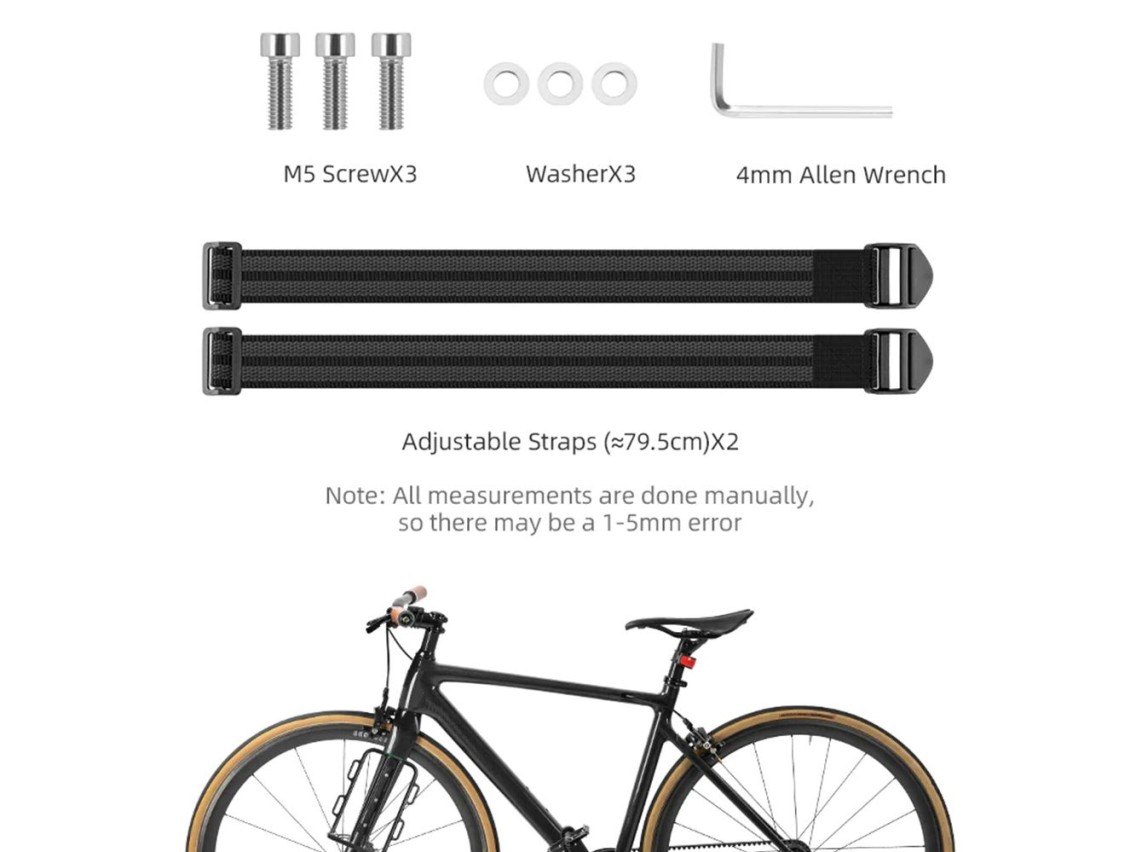 Rockbros 33210010001 front bicycle shelf for bicycle fork - black