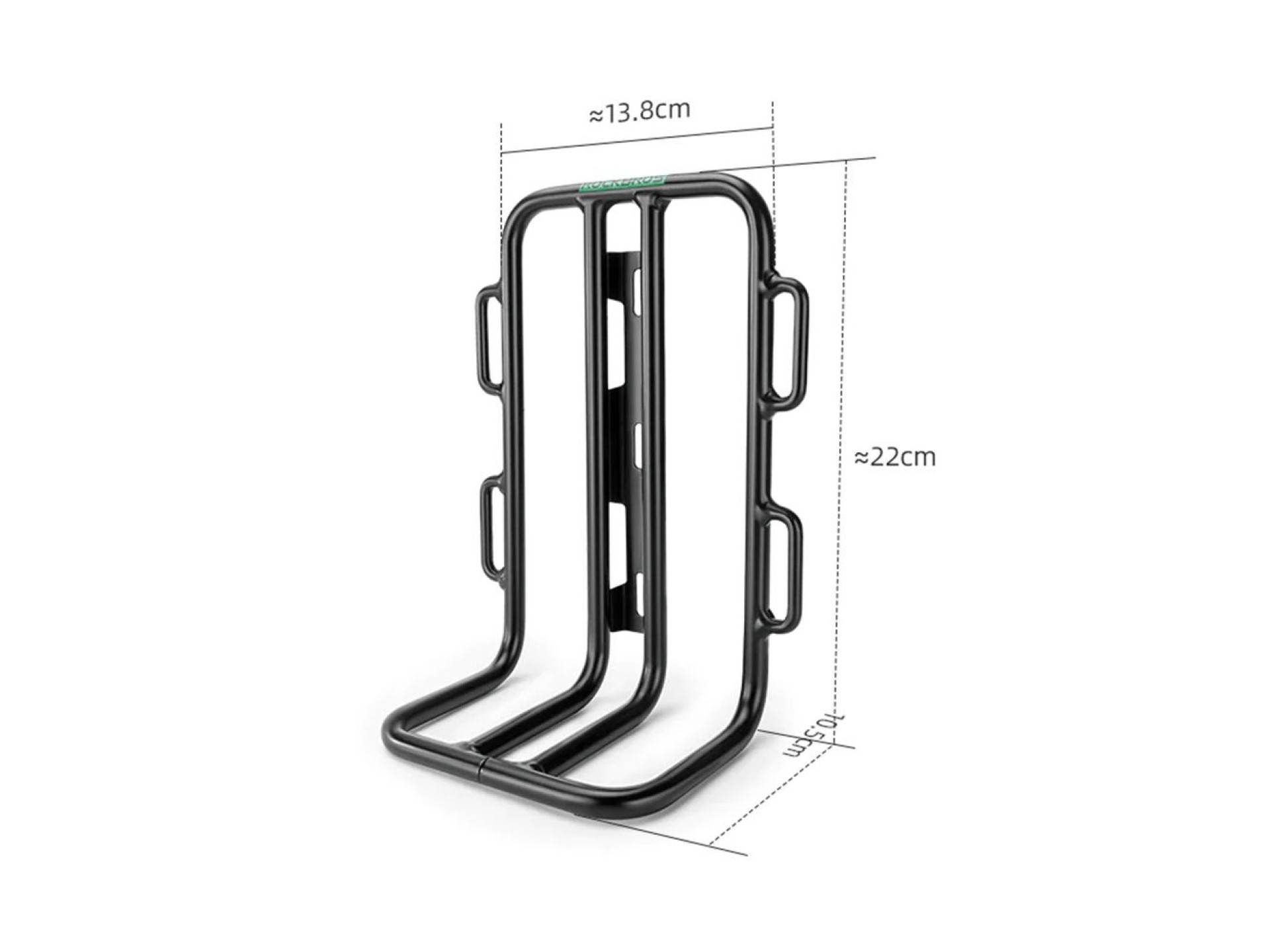 Rockbros 33210010001 front bicycle shelf for bicycle fork - black