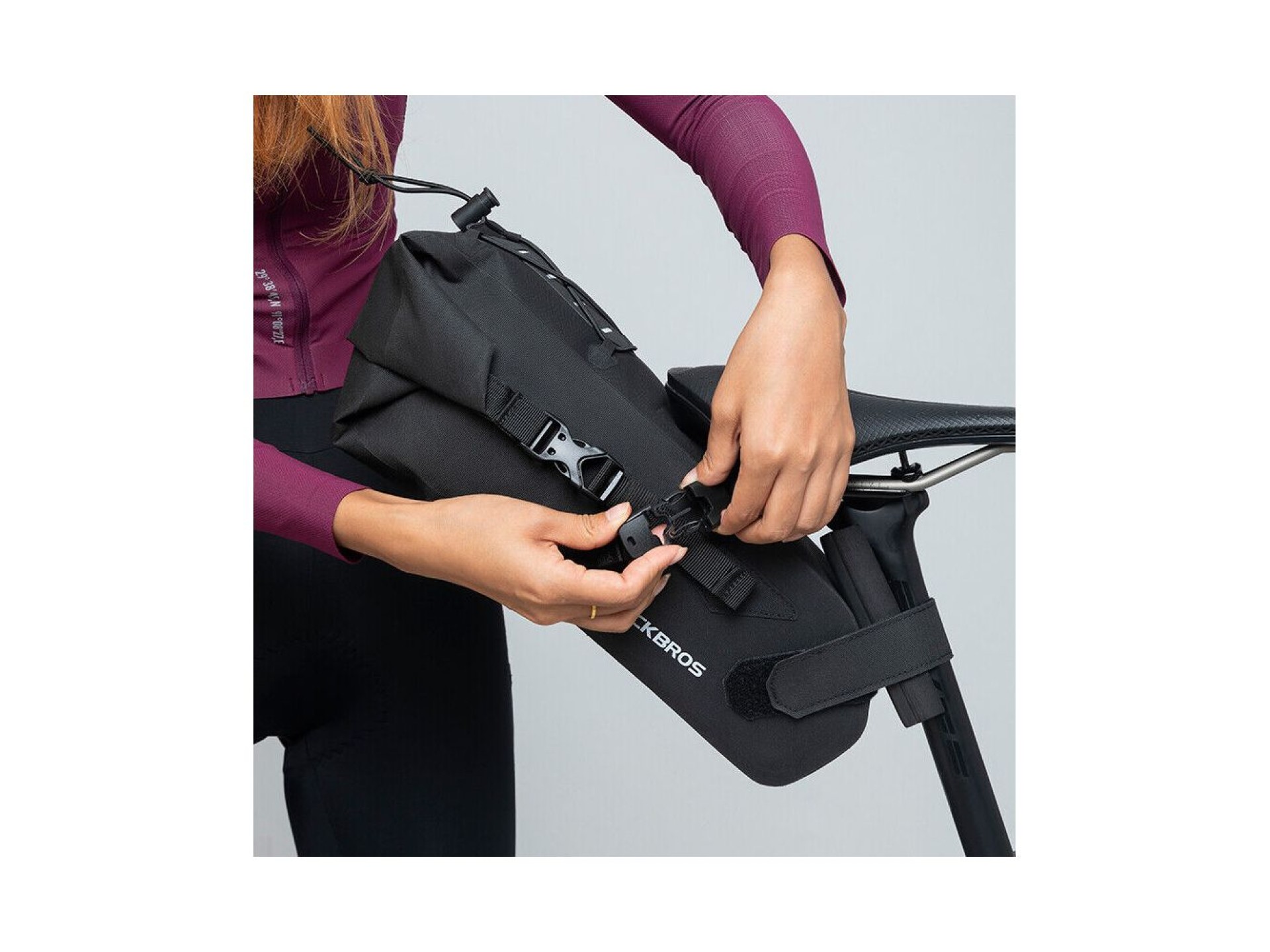 Bolsa para bicicleta Rockbros 30130061001 de 3 litros - negra