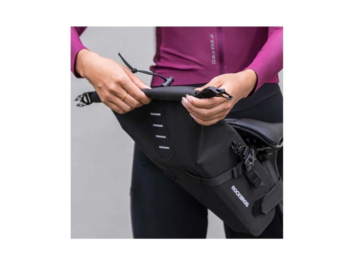 Bolsa para bicicleta Rockbros 30130061001 de 3 litros - negra