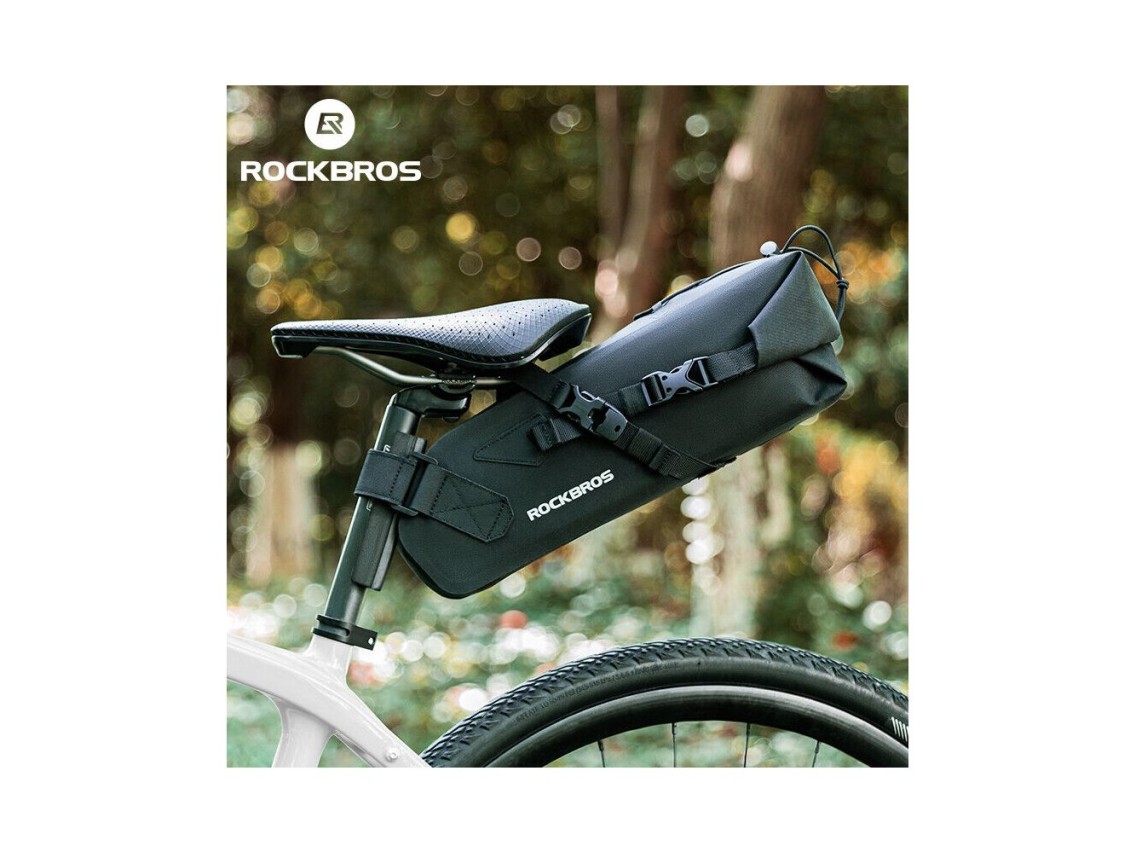 Bolsa para bicicleta Rockbros 30130061001 de 3 litros - negra