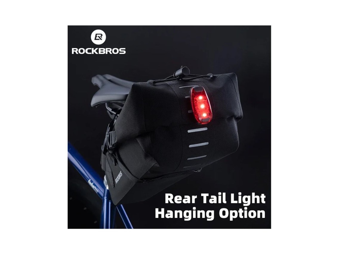 Bolsa para bicicleta Rockbros 30130061001 de 3 litros - negra