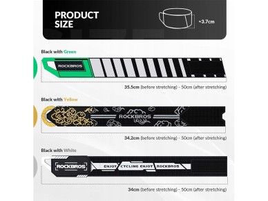 Rockbros reflective tape 49210008001 - green Rockbros reflective tape 49210008001 - green