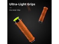Rockbros 40720007004 bicycle grips with reflector - orange Rockbros 40720007004 bicycle grips with reflector - orange
