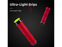 Manoplas de bicicleta Rockbros 40720007002 com refletor - vermelhas