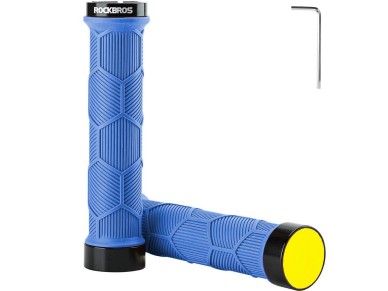 Rockbros 40720007003 bicycle grips with reflector - blue Rockbros 40720007003 bicycle grips with reflector - blue