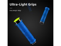 Rockbros 40720007003 bicycle grips with reflector - blue Rockbros 40720007003 bicycle grips with reflector - blue