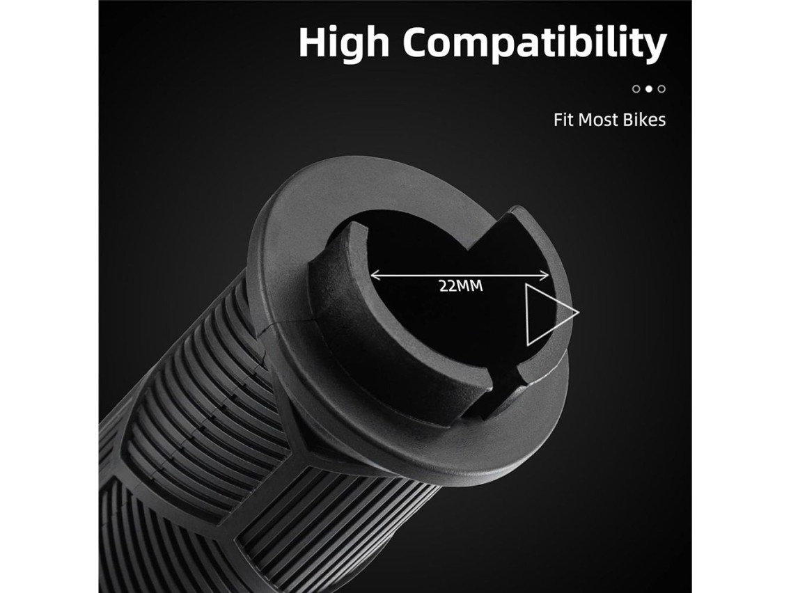 Manoplas de bicicleta Rockbros 40720007001 com refletor - pretas