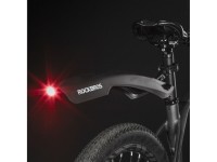 Guardabarros Rockbros DNB8001 con luz LED roja - negro