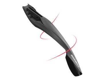 Rockbros DNB8001 mudguard with red LED light - black Rockbros DNB8001 mudguard with red LED light - black