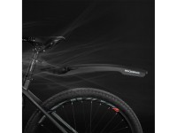 Guardabarros Rockbros DNB8001 con luz LED roja - negro