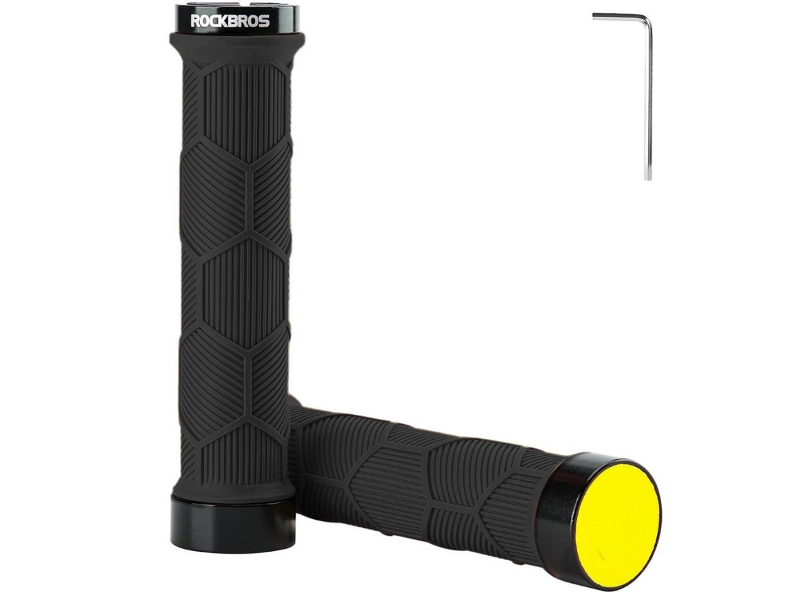 Manoplas de bicicleta Rockbros 40720007001 com refletor - pretas