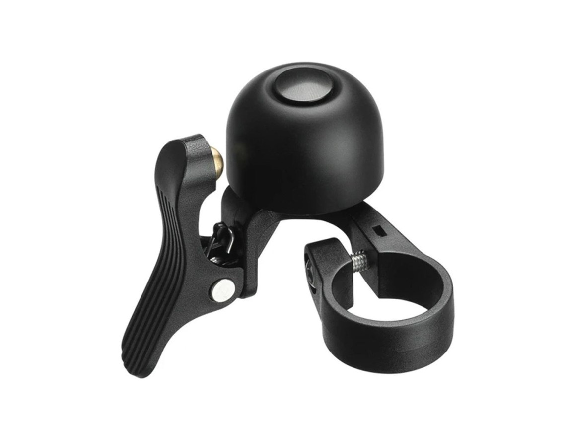 Campainha de bicicleta Rockbros 34210007002 para o lado direito do guidão - preta