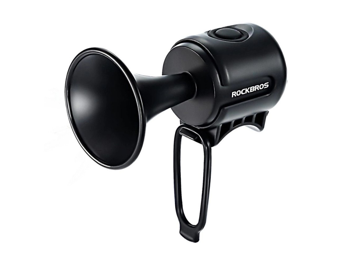 Campainha eletrônica para bicicleta Rockbros 34210002001 - preta