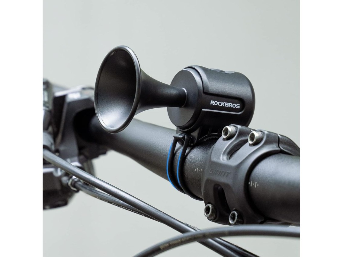 Campainha eletrônica para bicicleta Rockbros 34210002001 - preta