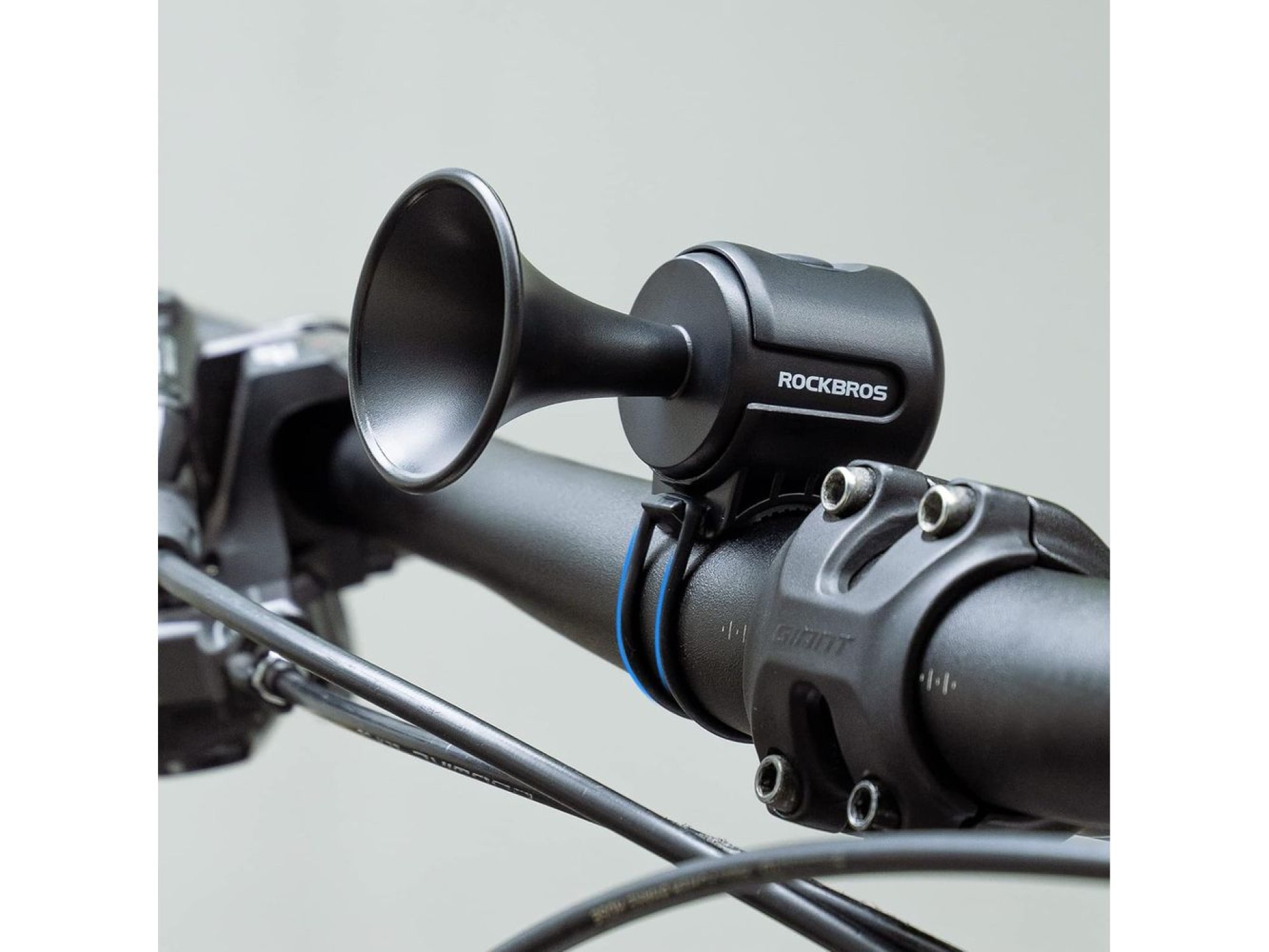 Campainha eletrônica para bicicleta Rockbros 34210002001 - preta