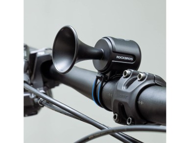 Rockbros 34210002001 electronic bicycle bell - black Rockbros 34210002001 electronic bicycle bell - black