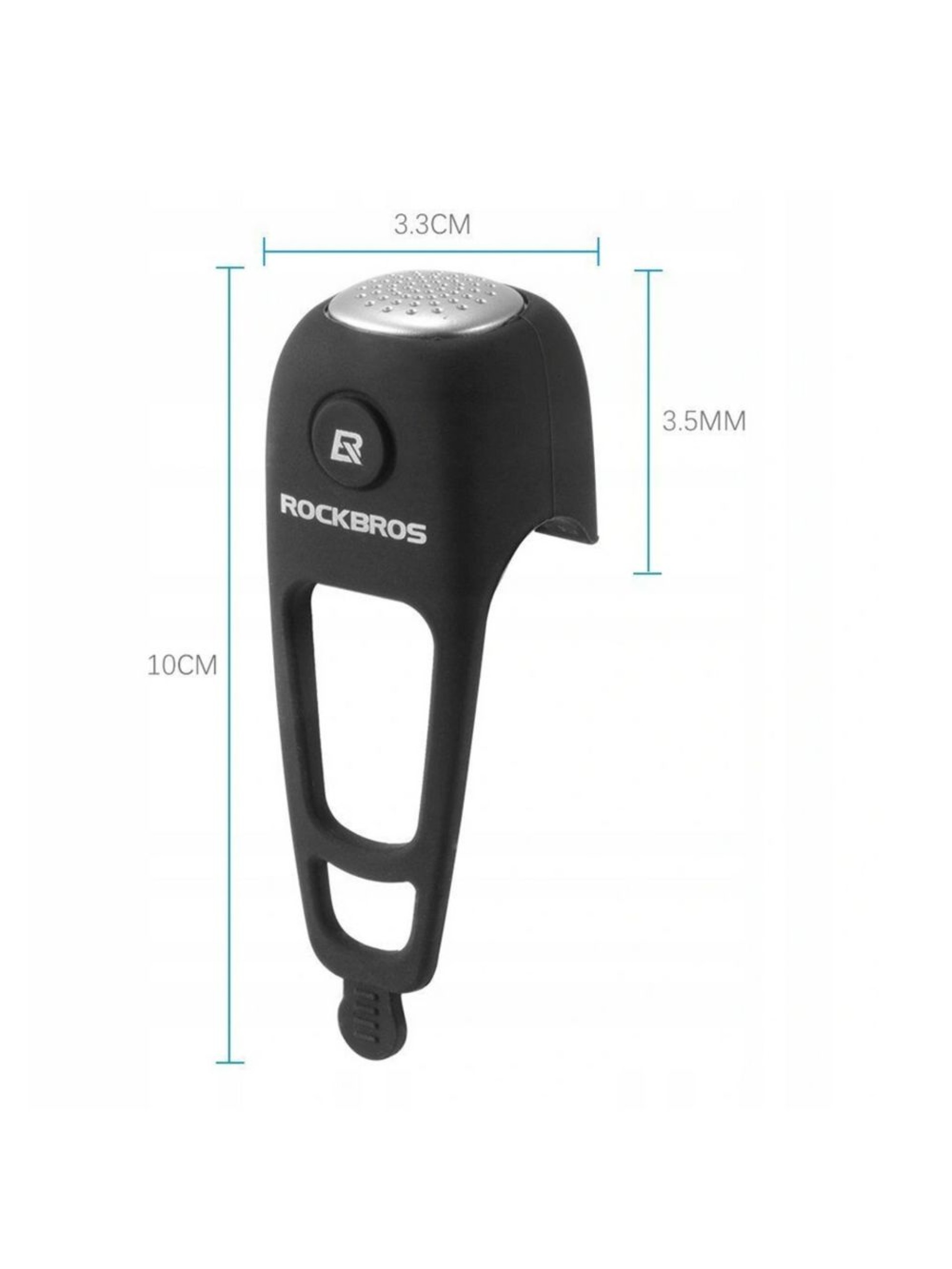Rockbros CB1709BK electronic bicycle bell - black