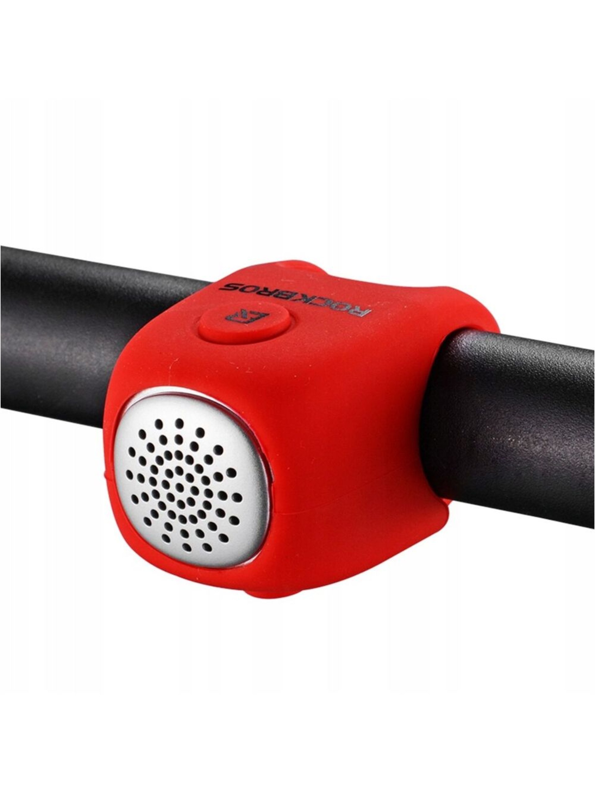 Campainha eletrônica para bicicleta Rockbros CB1709RD - vermelha