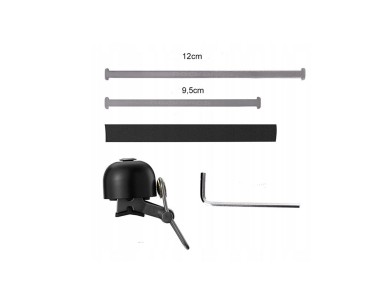 Rockbros 15-1BBK retro bicycle bell - black Rockbros 15-1BBK retro bicycle bell - black