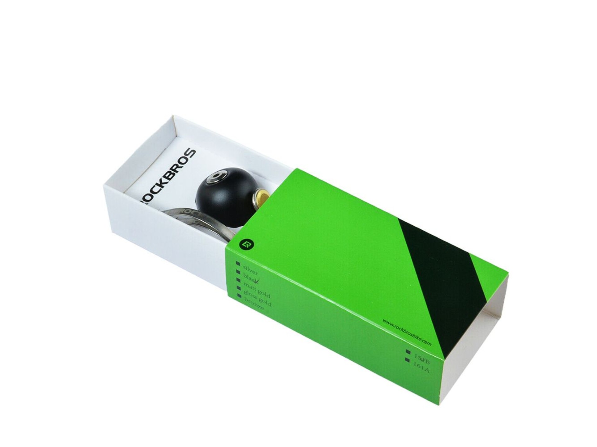 Rockbros 15-1BBK retro bicycle bell - black