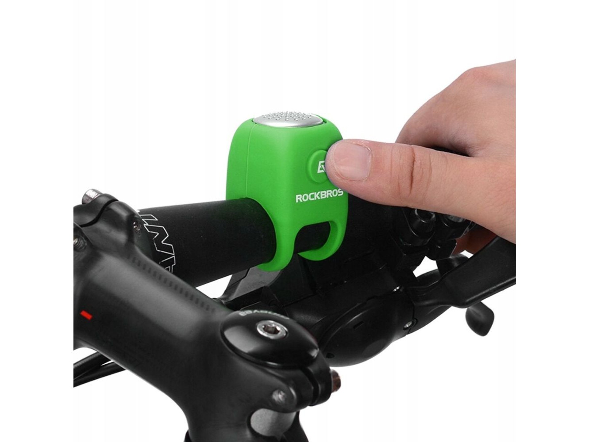 Rockbros CB1709GN electronic bicycle bell - green